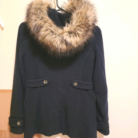 Aeropostale hooded toggle wool winter jacket - Picture 3 of 4